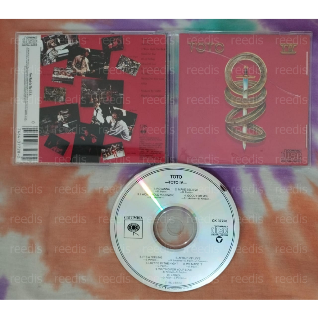 Toto - Toto IV, Reissue US - CD