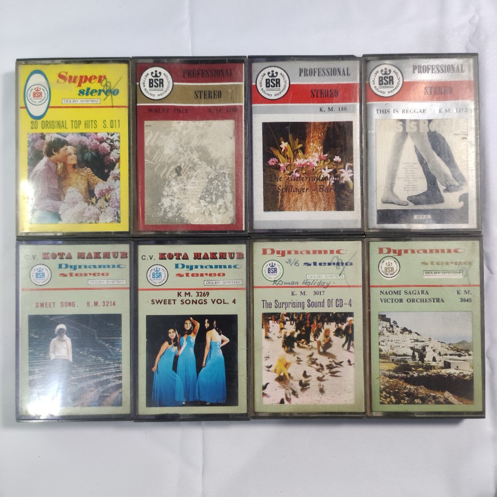 Kaset Pita Barat Western Jadul Vintage Pop Instrumen Intrumental Orchestra Cassette BSA Party Music 