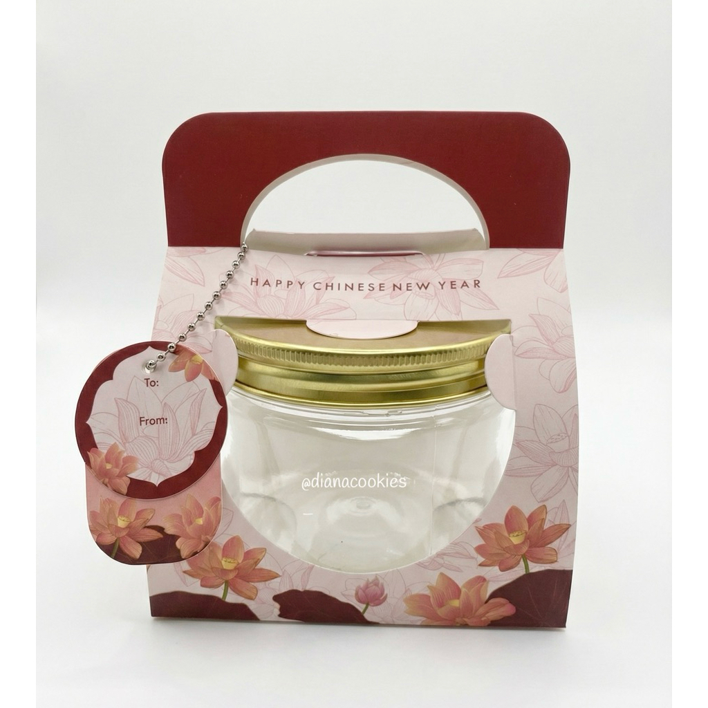 BOX HAMPERS IMLEK TOPLES TABUNG 400ML KUE KERING BOX JINJING