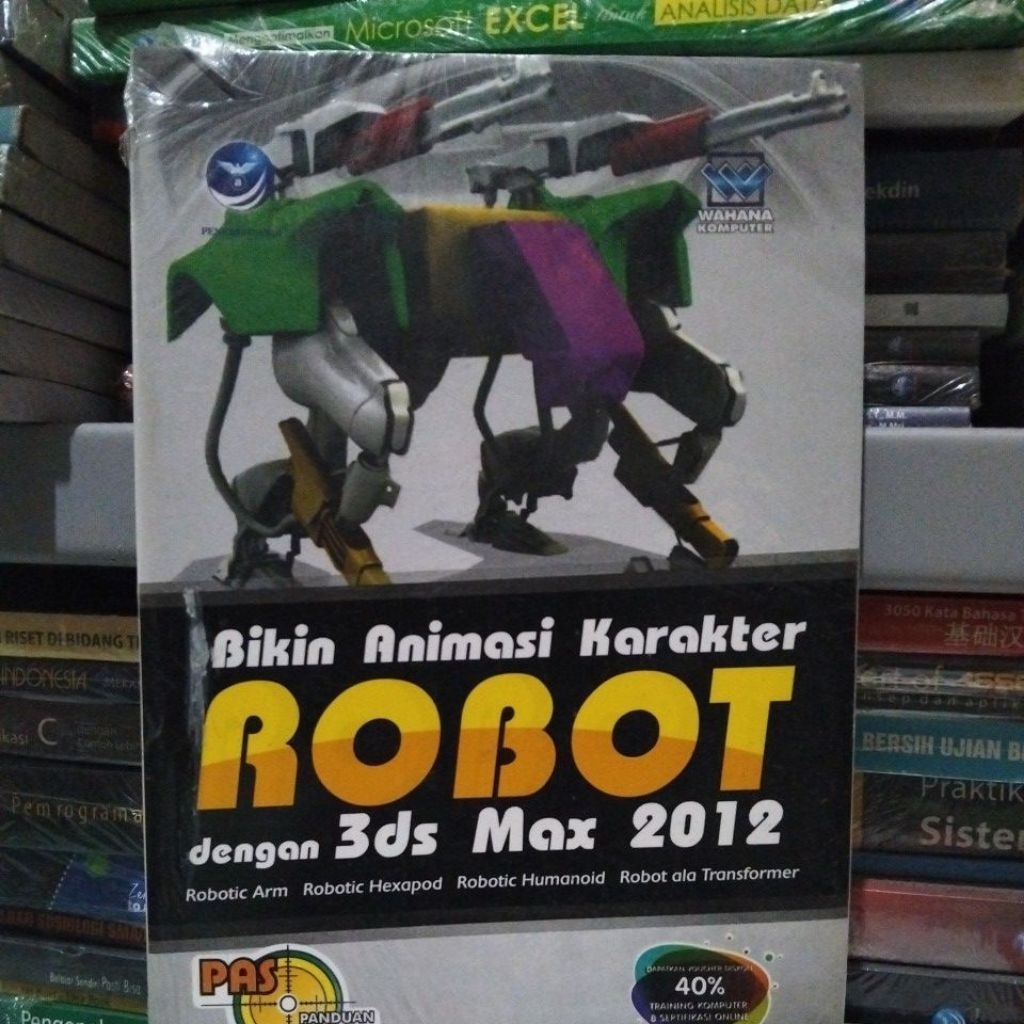 buku Andi Bikin Animasi Karakter ROBOT dengan 3ds Max 2012