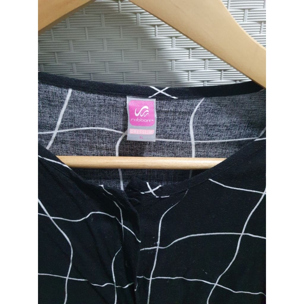 Gamis Rabbani Kotak Hitam