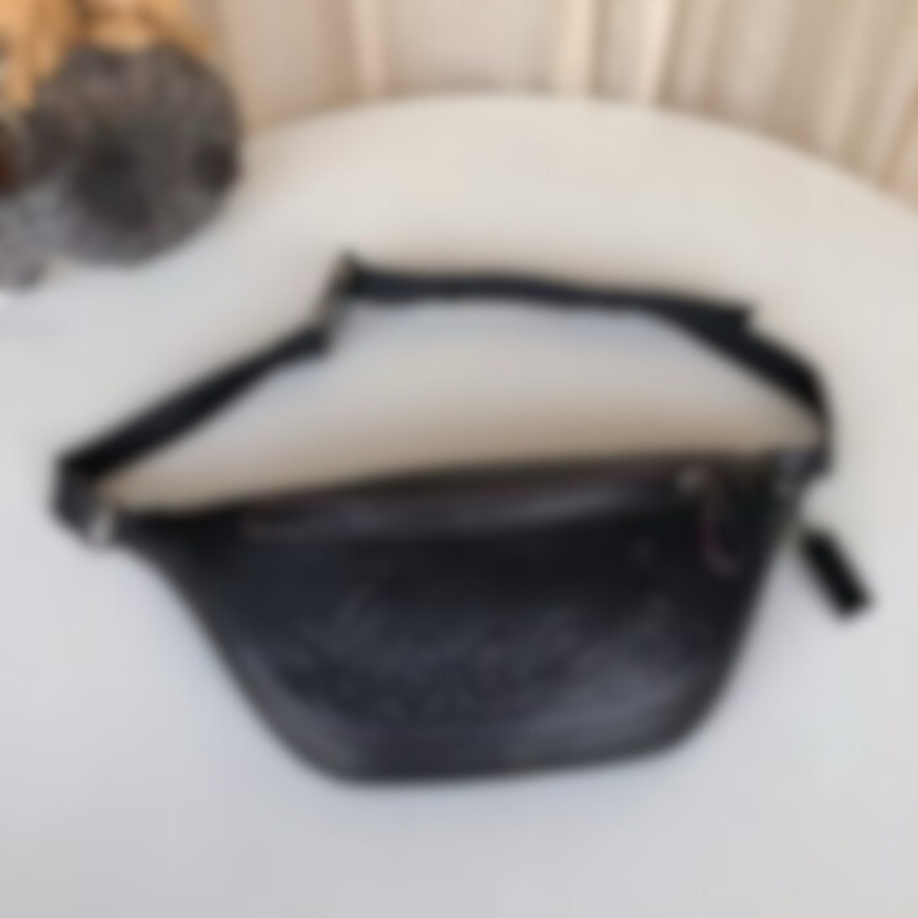 LUXURY STORE Waistbag Pria Bag Chest Bag Logo Black