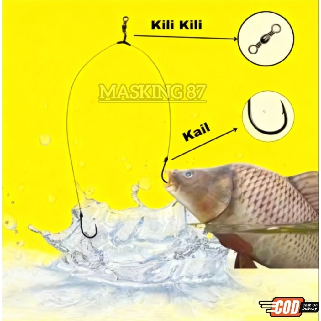 rangkaian cabang 2 mata kail