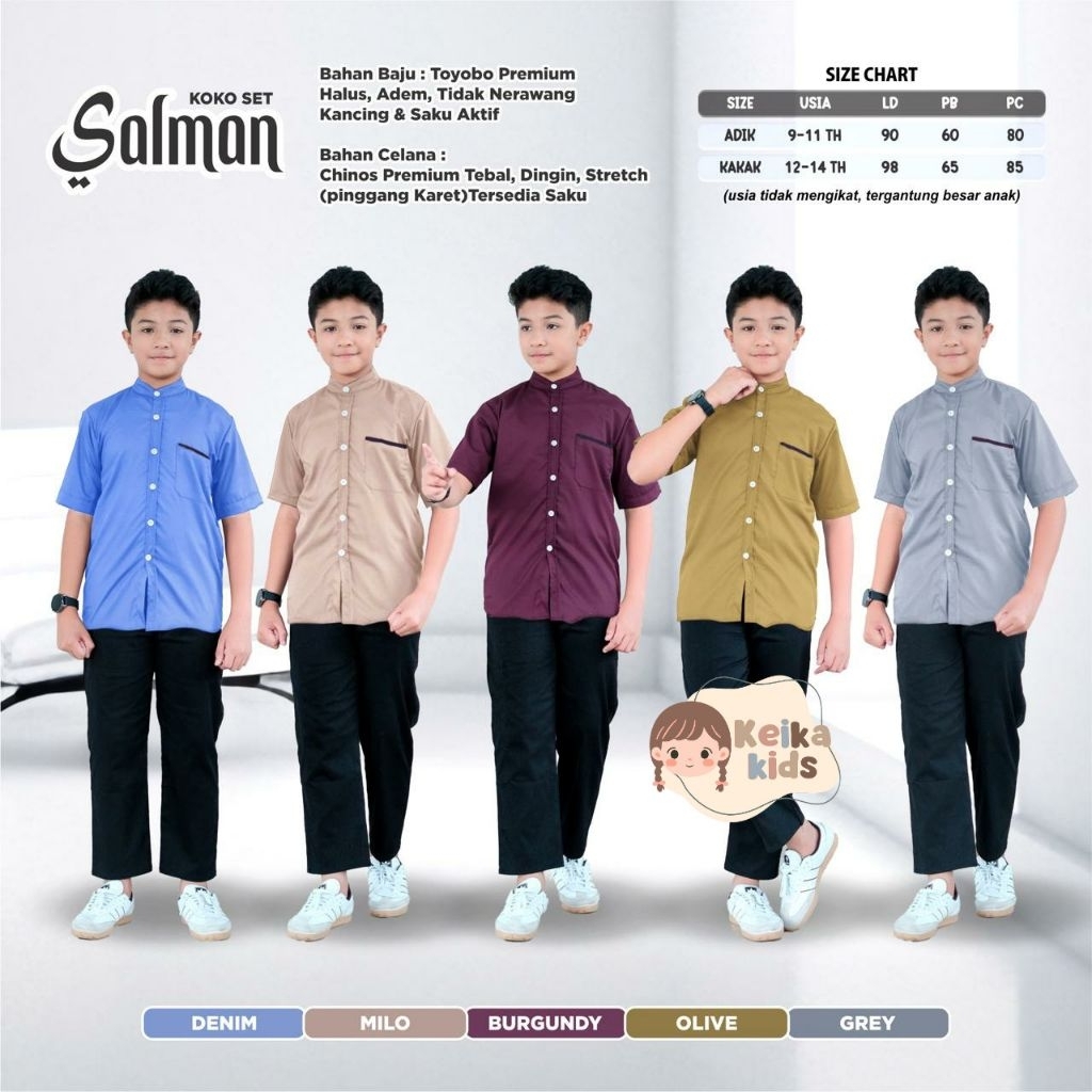 SALMAN/ BURHAN SET KOKO ANAK BY ANNORA