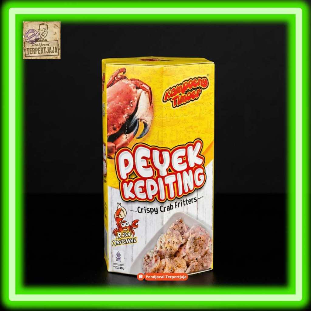 Kampoeng Timoer Peyek Kepiting Rasa Original 40g - Oleh-Oleh Khas Balikpapan