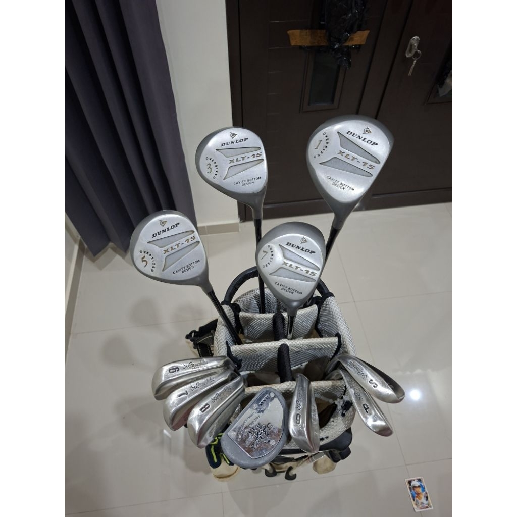full set stik golf brikut stand bag merk taylormade