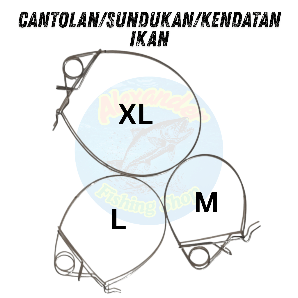 Cantolan Ikan | Sundukan Ikan | Kendatan Ikan Bahan Stainless Steel 304 Hard