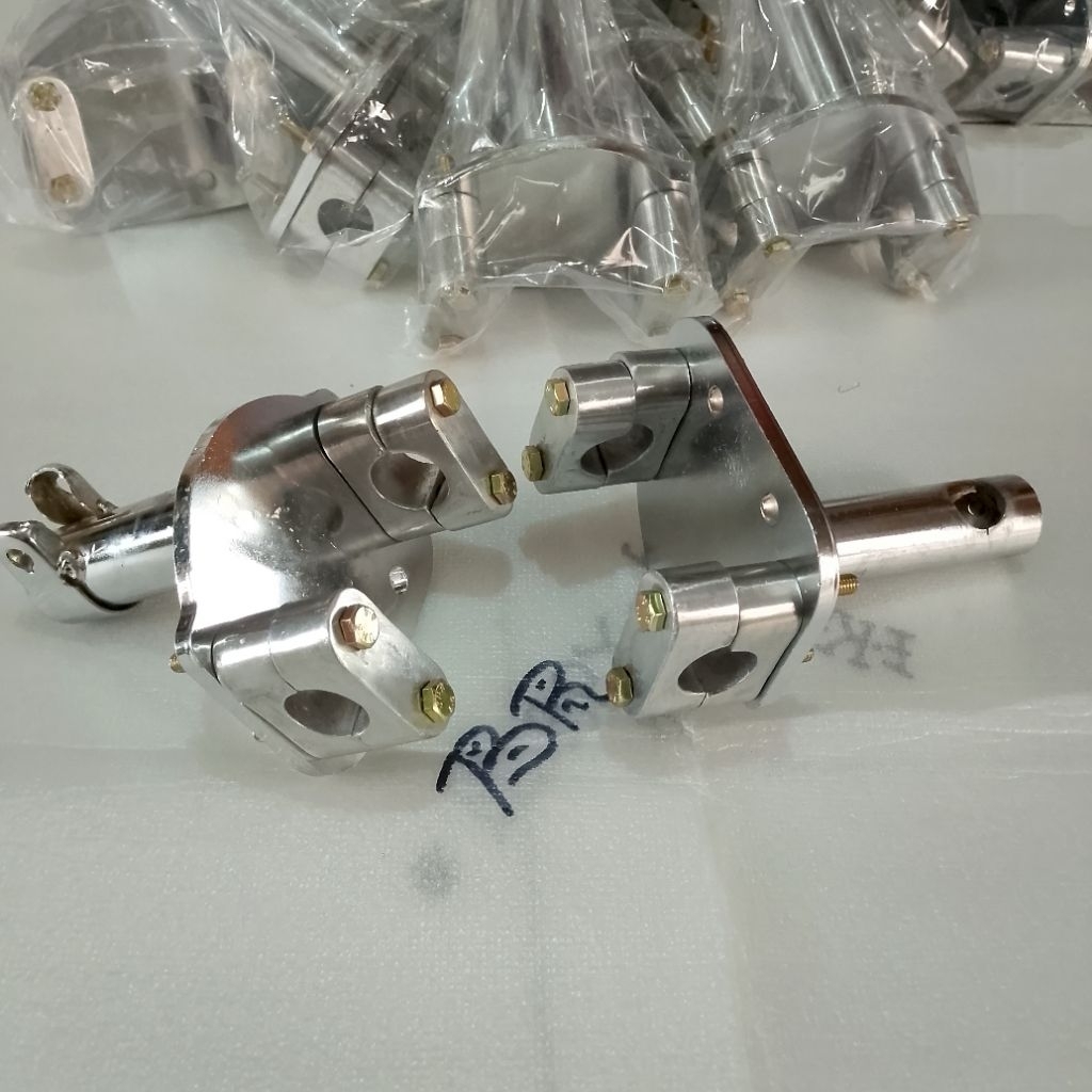 Dudukan stang jepit trondol all motor bebek Universal Yamaha Honda