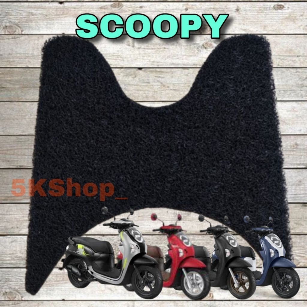{SCOOPY} Karpet Mie Motor Scoopy, Alas Kaki Motor, Pijakan Motor, Injakan Motor SCOOPY