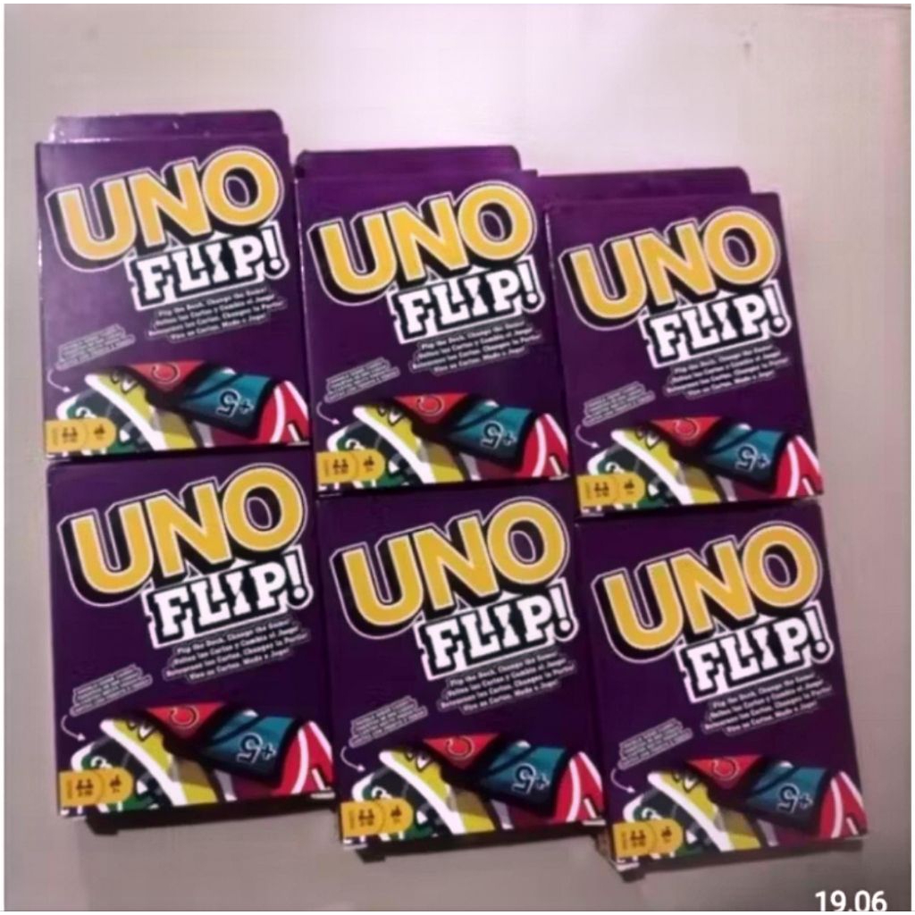 Mainan Kartu UNO Flip Anak dan Keluarga - Kartu UNO Flip Original
