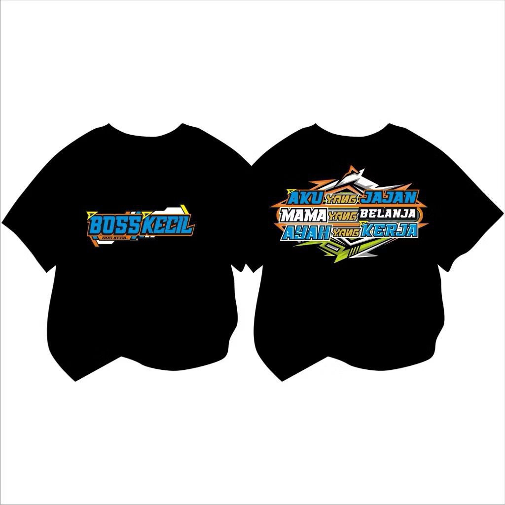 ￼Kaos Dtf Bos Kecil New Wanita Anak Anak Dewasa Pria Kaos Cowok Diskon Kaos Keluarga Kaos Atasan Ana