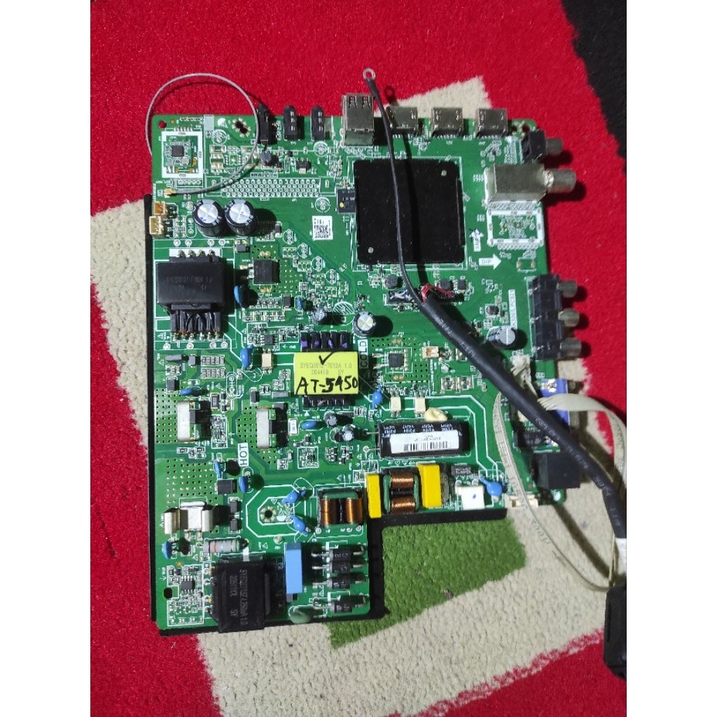 Maderboart mesin TV Akari AT-5450S Smart android tv