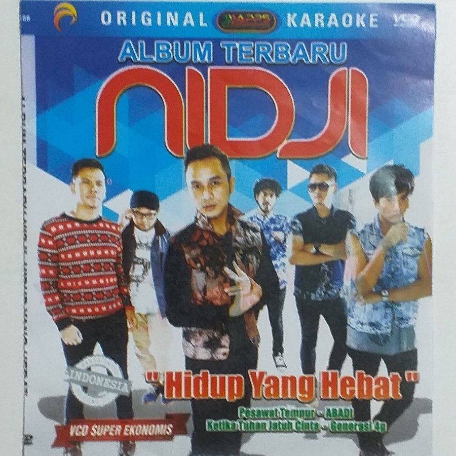Kaset Video Karaoke Nidji Album Terbaru Original