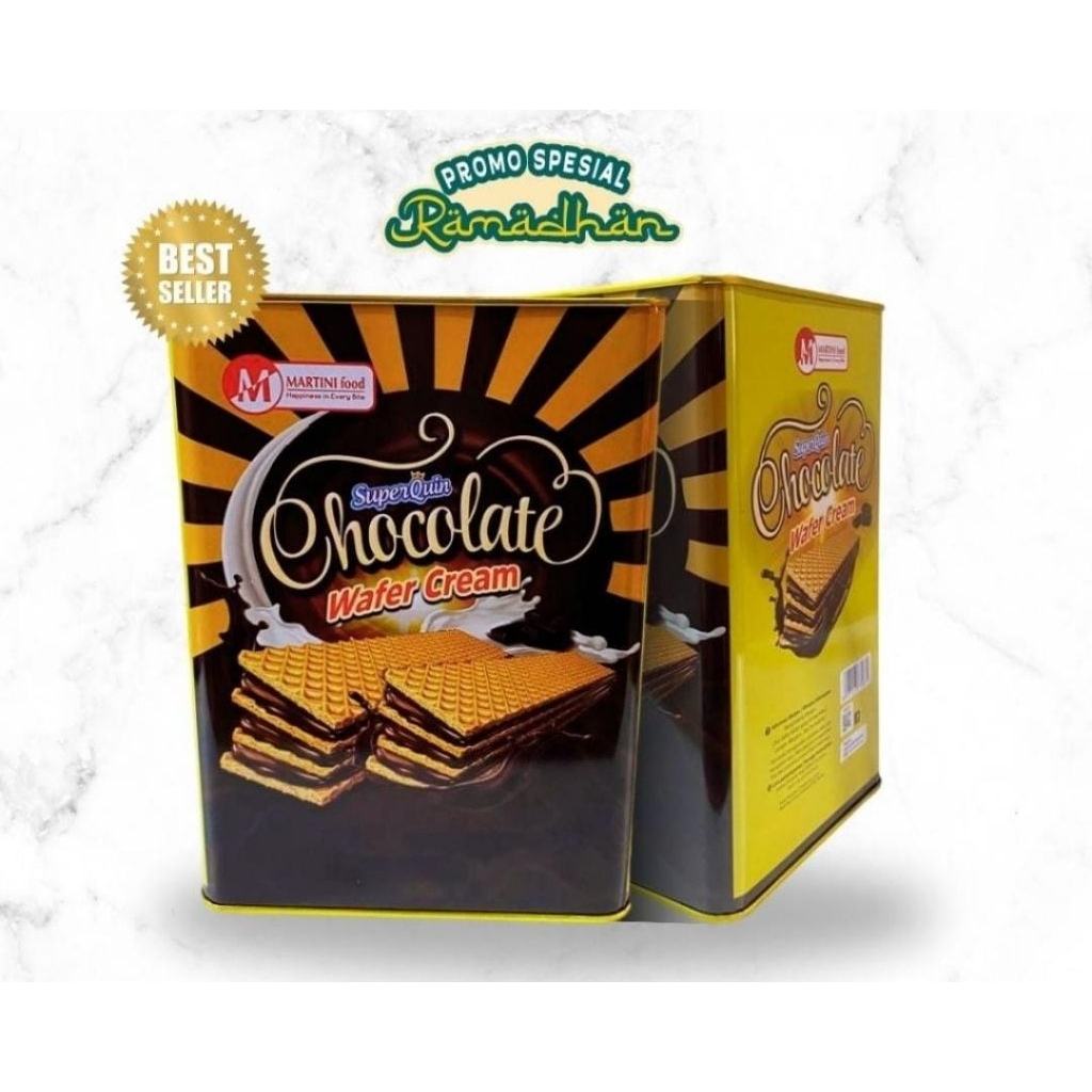Marindo wafer kaleng kotak besar 600gram