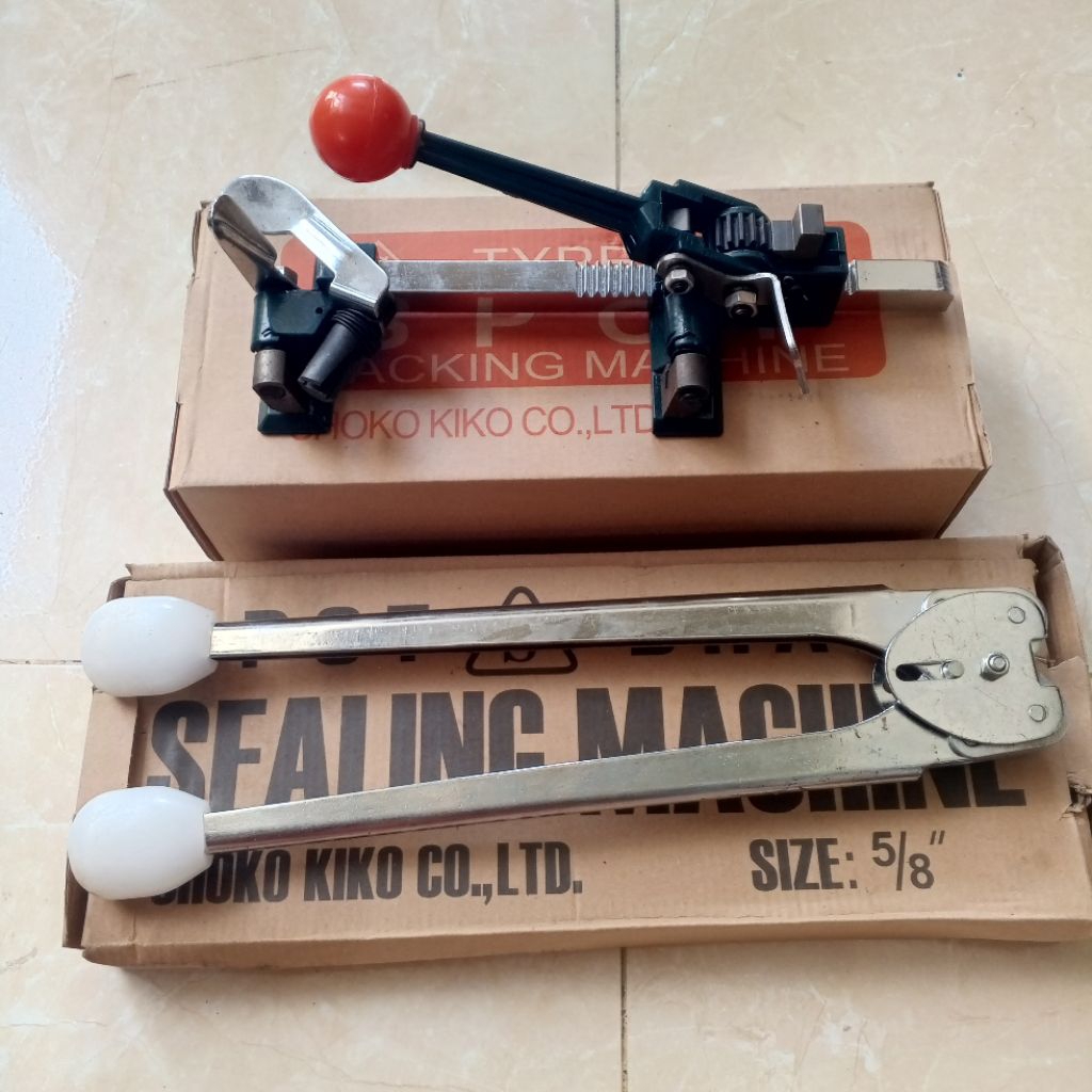 Sealing Machine Set 5/8" Cutting Strapping Band Tightening Machine Widh:3-25mm Tickness:0.2-0.8mm