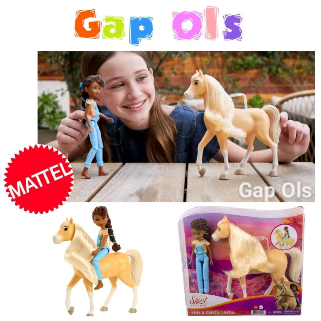 Spirit Untamed Doll & Horse Pru and Chica Linda Mainan Kuda Spirit Untamed Fashion Doll Pru