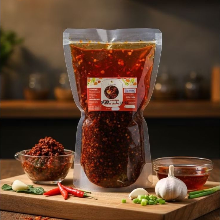 Chili Oil Minyak Cabe Pedas 500gr & 250gr Minyak Cabai Isi lebih banyak cabai enak pedas jeletot Hal