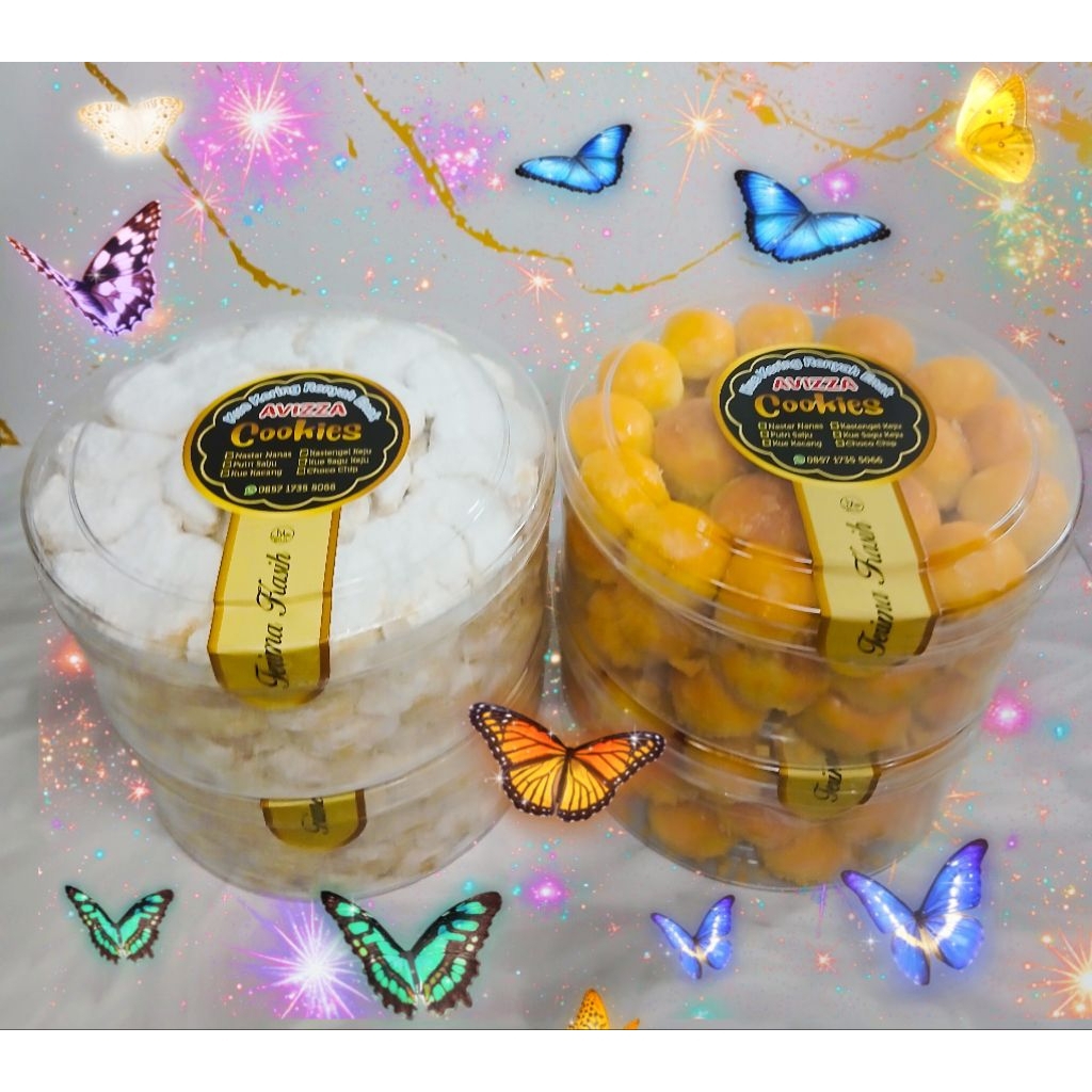 #. Kue Putri Salju Renyah .# cookies, Nastar selai isi Nanas, Keju,,Kue Kastengel, Semprit strawbery