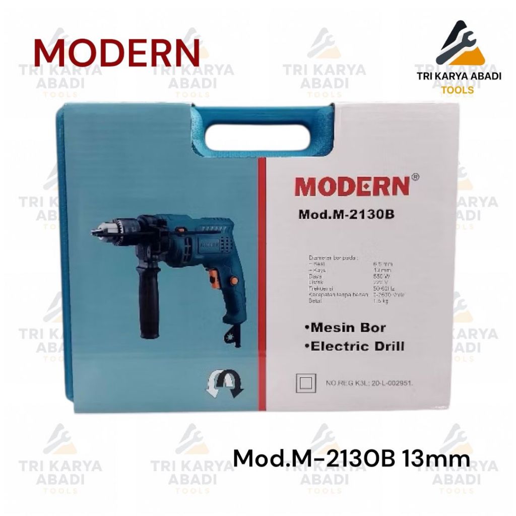 Modern M2130B / M 2130 B / M-2130B Mesin Bor Tembok Set 13mm M2130