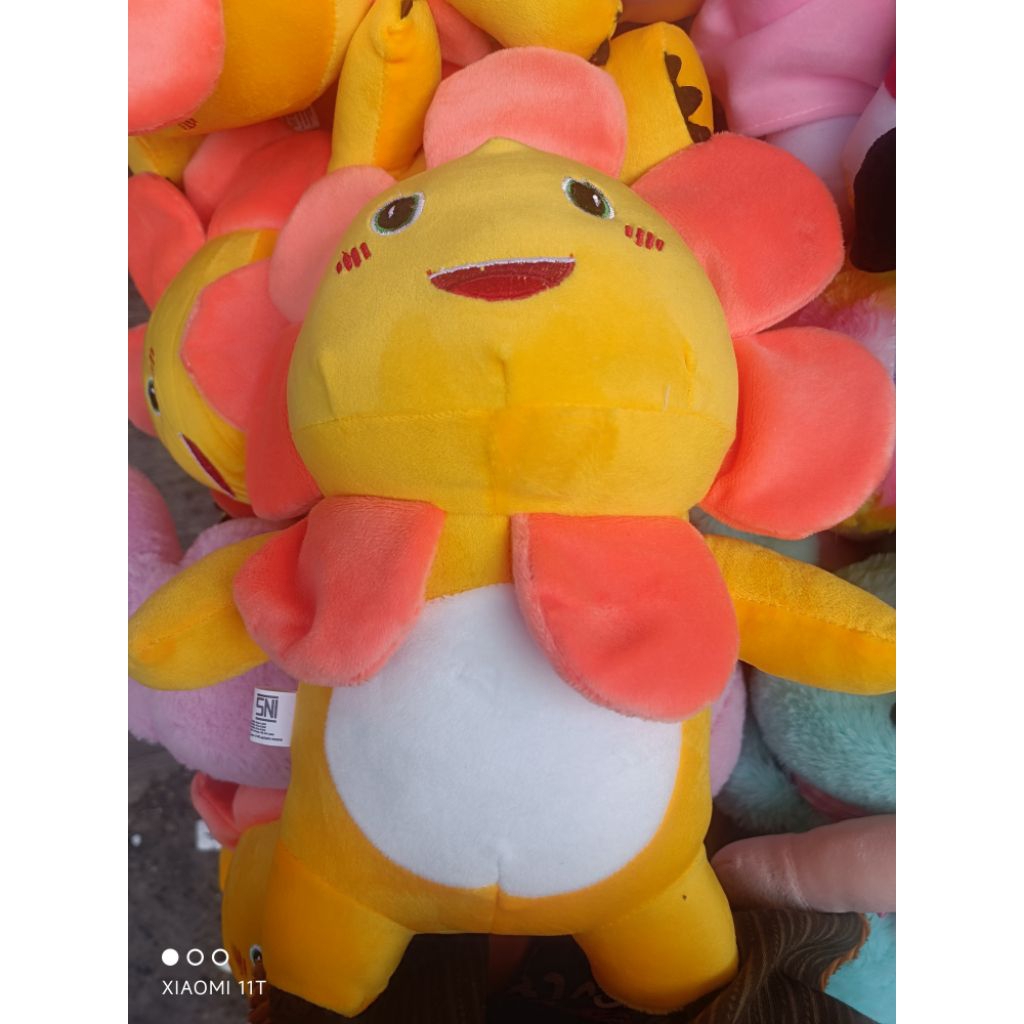 Boneka Dino kuning