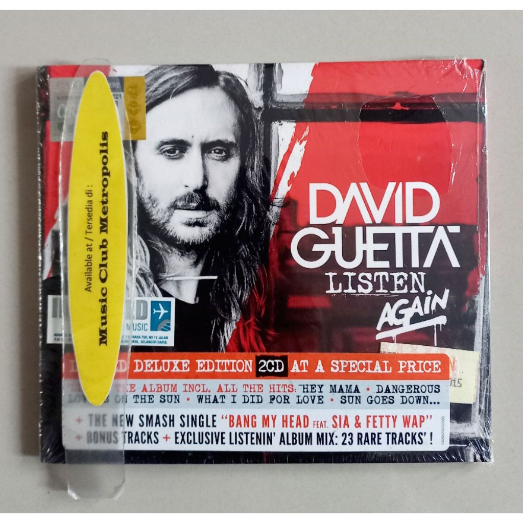 CD DAVID GUETTA - LISTEN LIMITED DELUXE (2CD)
IMPORTED