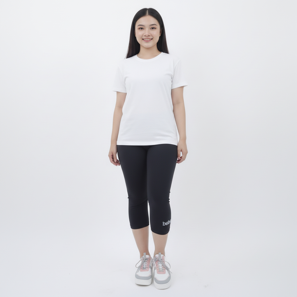 House of ZR - Celana Legging 7/8 Celana Wanita Legging Jumbo 3/4 Kaos Rayon