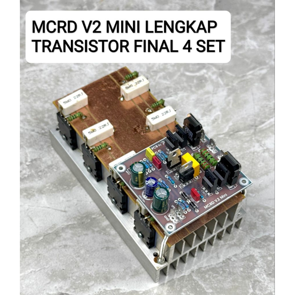 Mcrd v2 mini lengkap final toshiba 4 set HS 2U 15 CM 714 amplifier