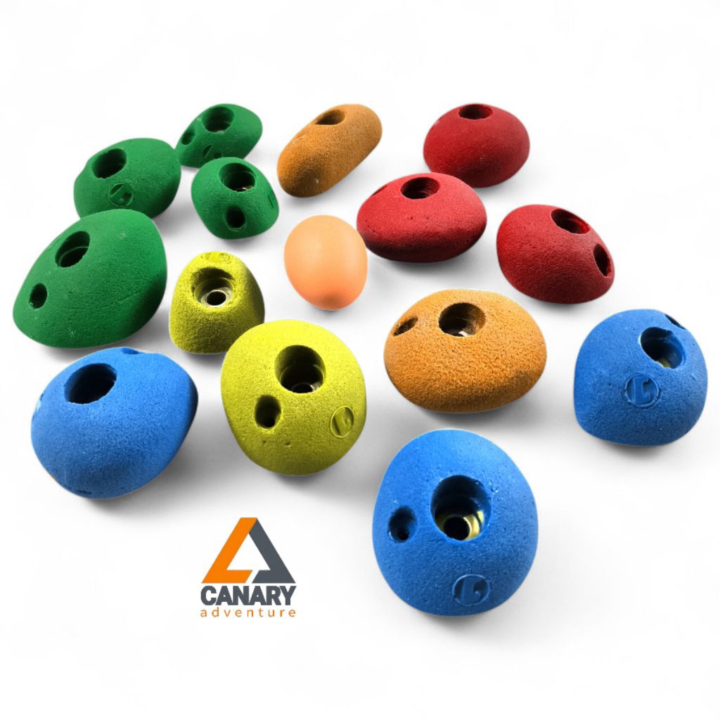 Paket 14pcs Climbing Holds Type Bowly Poin Panjat Tebing Climbing Point