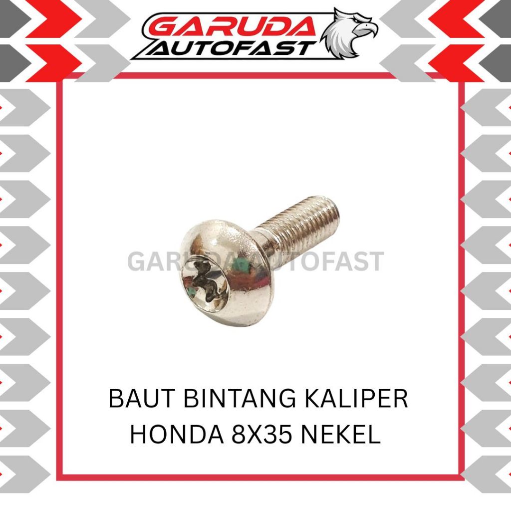 Baut Bintang Kaliper Cakram Honda 8x35 Baut 12 Nekel