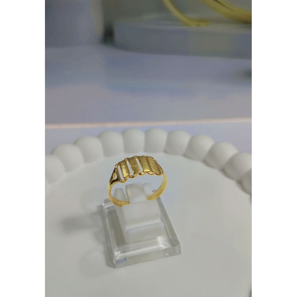 cincin perak sepuh emas