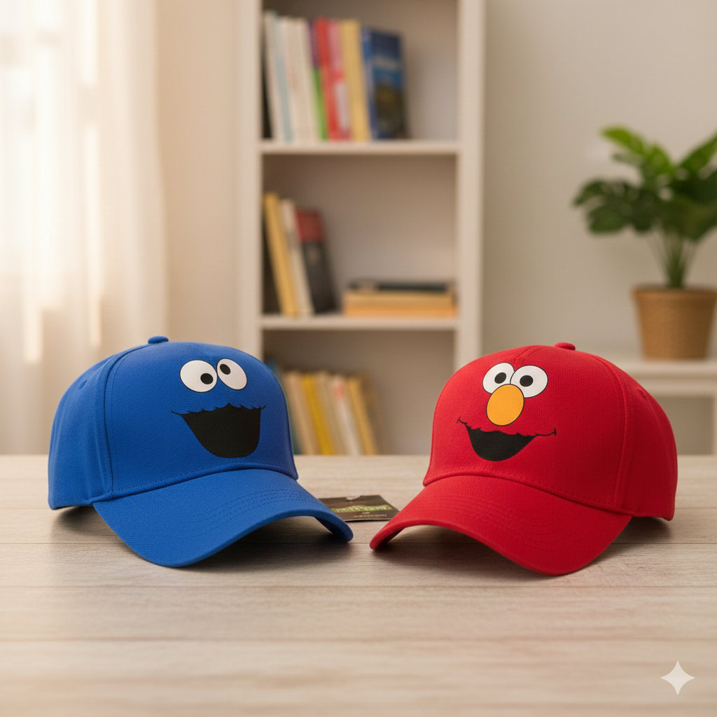 Topi Baseball Jalan Jalan Anak Elmo And Friends 1-7 Tahun