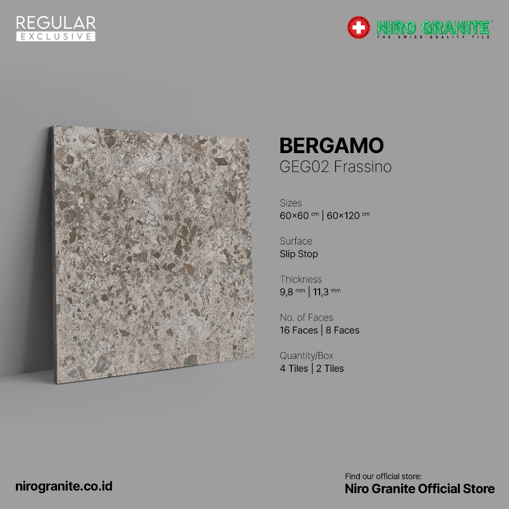 NIRO GRANITE 1st Grade - Bergamo GEG02 - Slip Stop