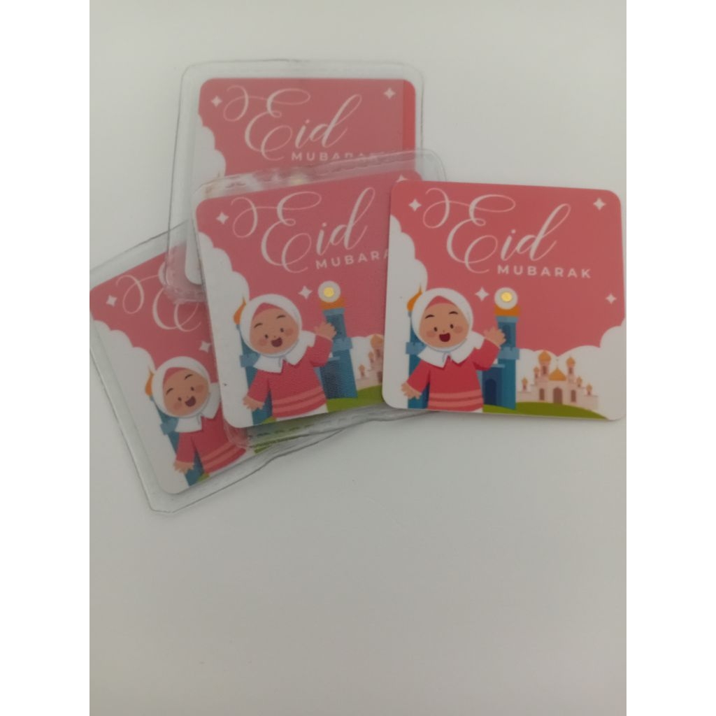 JONSON LOGAM MULIA EMASIN 0.001 GRAM GIFT SERIES EID MUBARAK GIRL 999 ASSAYER PT. COD QR CODE PINK W