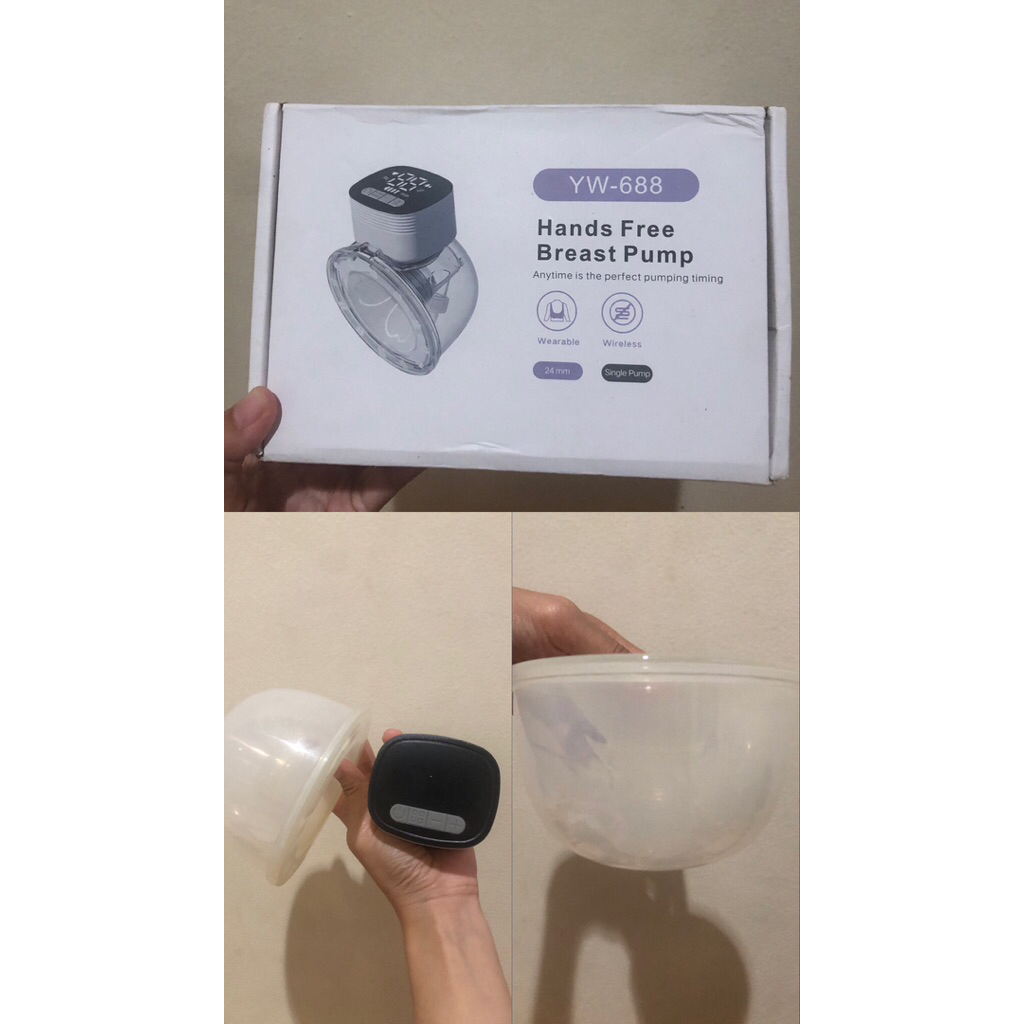 Pumping asi elektrik wireless Pompa ASI Elektrik All in one Daya Hisap Kuat 180ml Portable / Pompa A