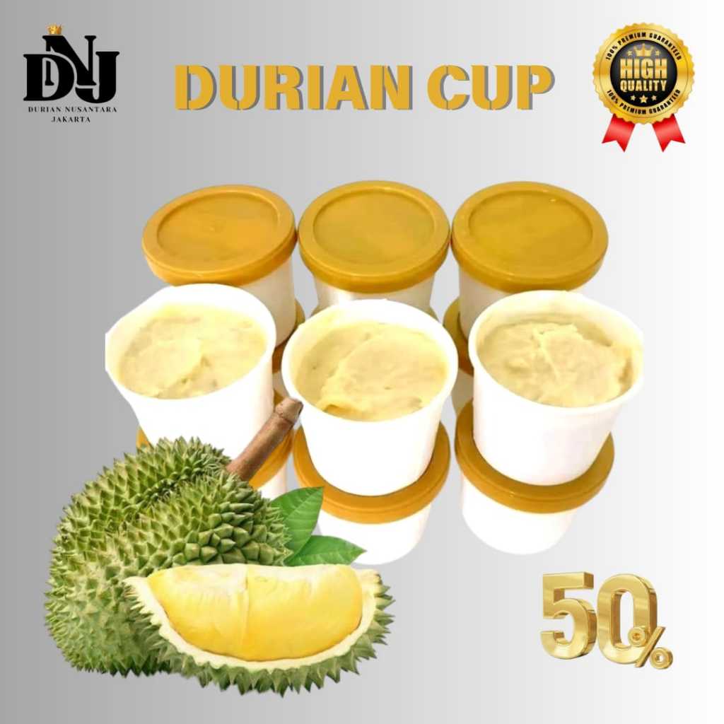 Durian Cup 100gr, Durian Asli