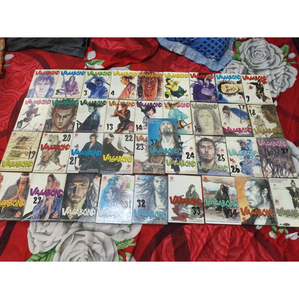 Komik Vagabond Takehiko Inoue full set 1-37