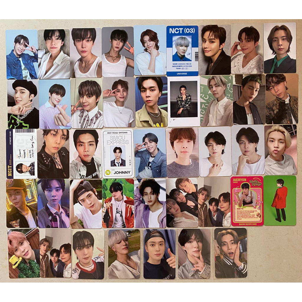 NCT OFFICIAL PHOTOCARD PC NCT127 127 DREAM DOYOUNG JUNGWOO JOHNNY JAEHYUN JENO ISTJ FACT CHECK DREAM