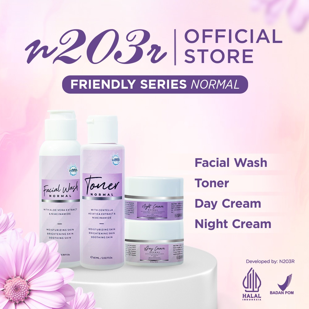 N203R Paket Skincare Remaja NR Beauty  Friendly Series Normal