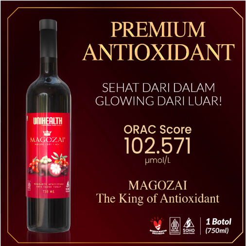 Magozai 750ml the king of antioksidan extract kulit manggis