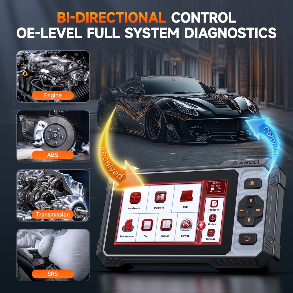 Versi Indonesia Ancel Fx6000 Obd2 Scanner Mobil Universal Automotive Diagnostic Scanner Tool 4