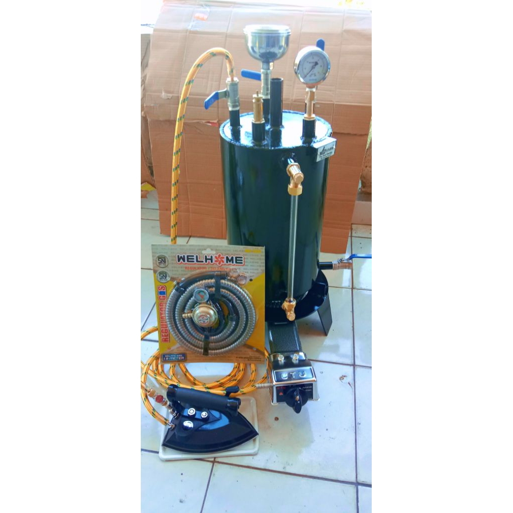 setrika uap boiler murah dan berkualitas//setrika uap boiler tabung//setrika uap londry//setrika uap