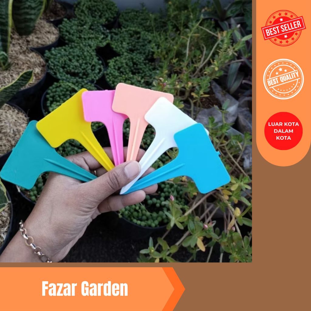 Label tanaman tancap , label nama tanaman warna, label murah, eceran