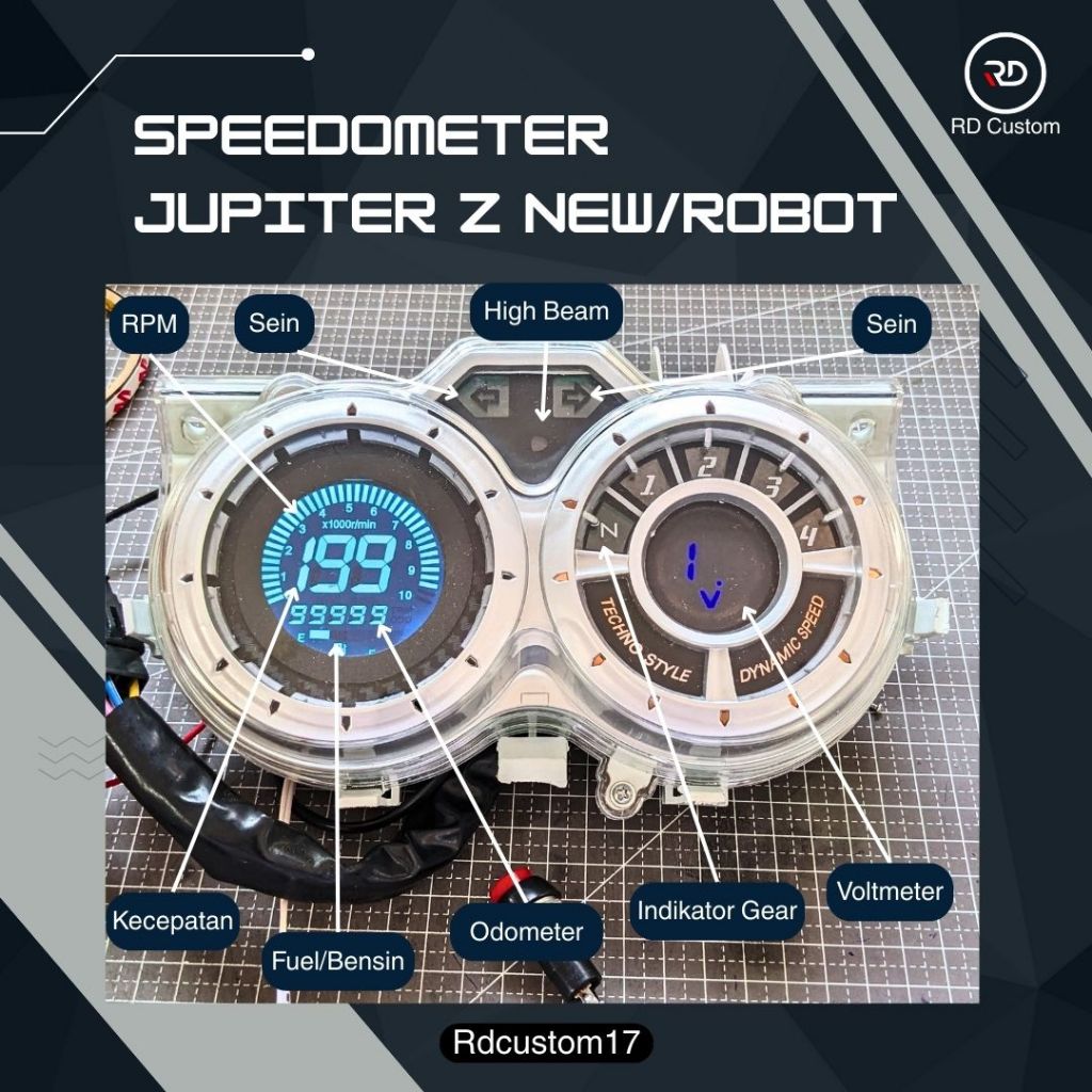 Speedometer Digital Yamaha Jupiter Z New PNP