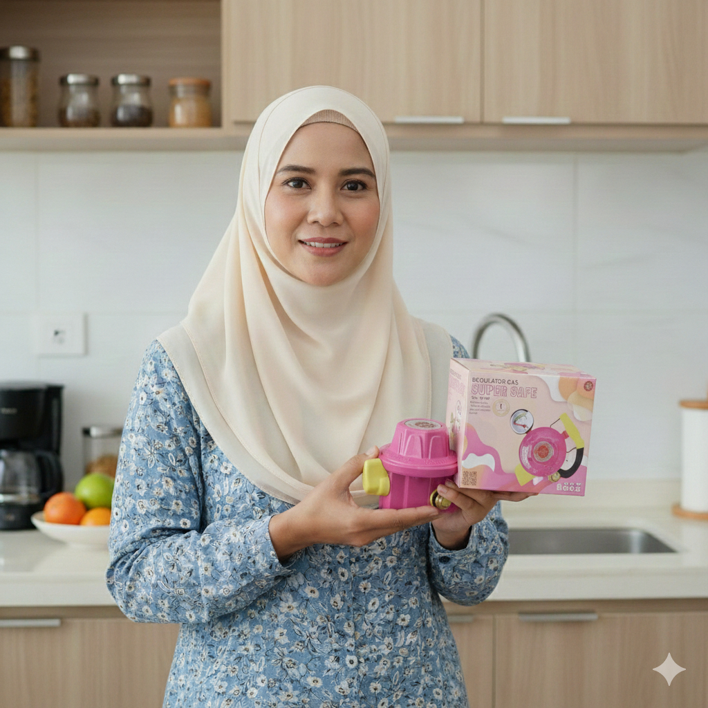 Regulator Gas Super Safe SS 88P - Anti Bocor dengan Pengunci Ganda