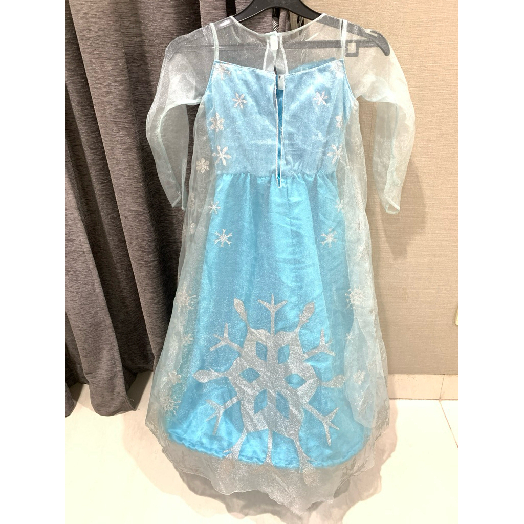 dress princess elsa ori disney kids anak preloved