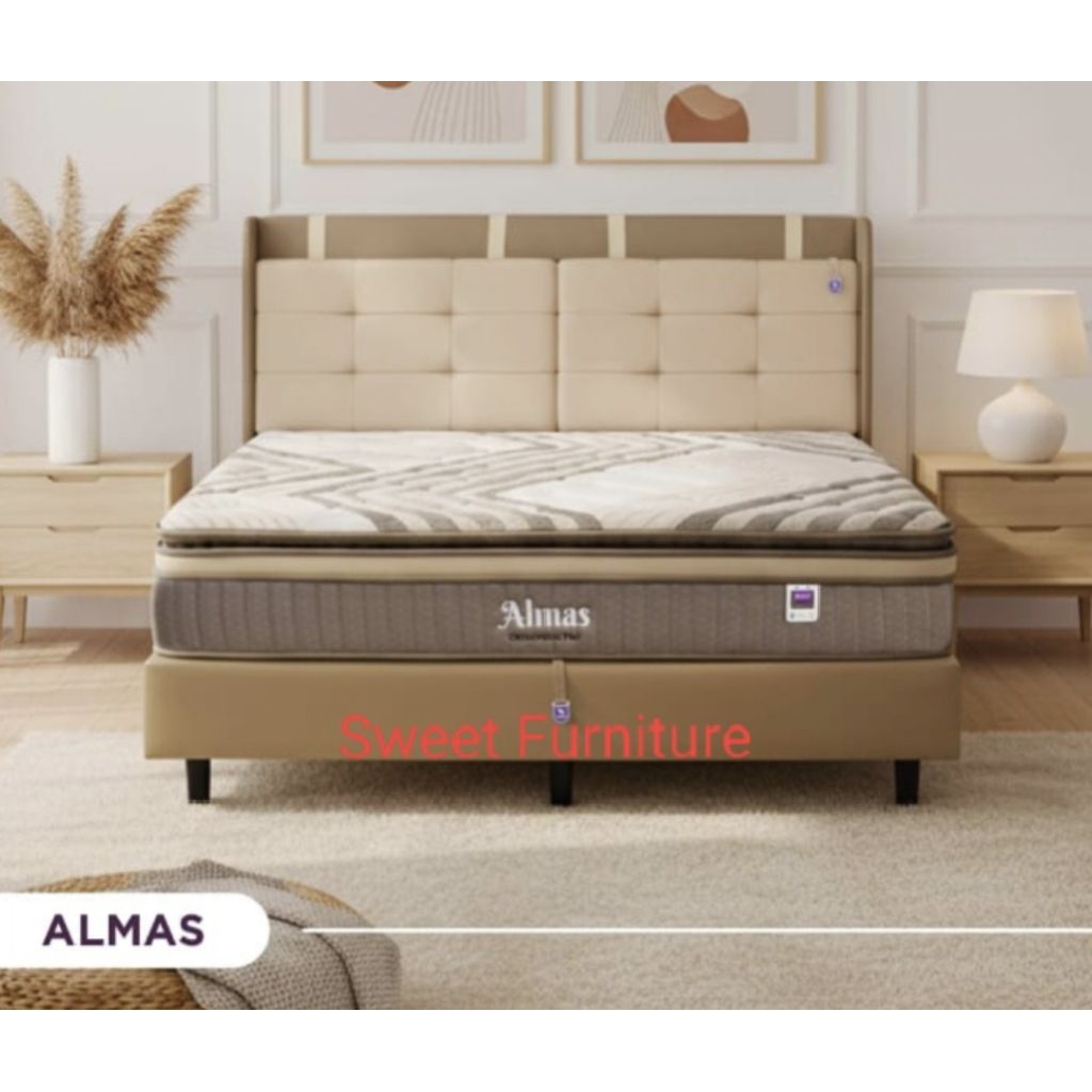 springbed angel almas pillow top tebal 33cm