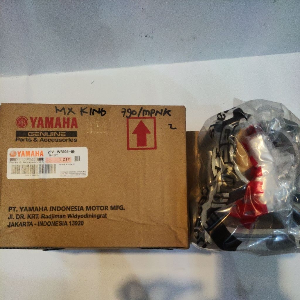 2PV WB016 00 BLOK + PISTON MX KING ASLI YAMAHA