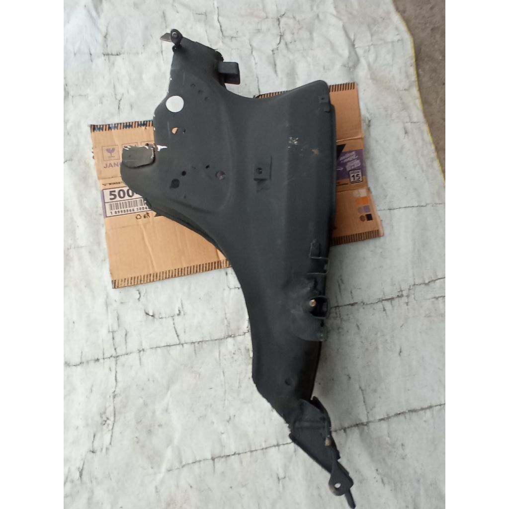 rangka belakang Honda Astrea grand impressa sabit legenda sudah restorasi dan epoxy hitam