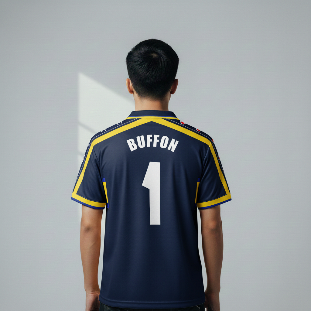 ATHLETIC SPORTWEAR - Jersey Bola Fantasy - Buffon Series Fullprinting Casual - Atasan