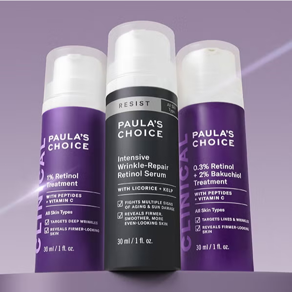Paula's Choice 0.3% Retinol + 2% Bakuchiol Treatment /1% Retinol Treatment 30ml